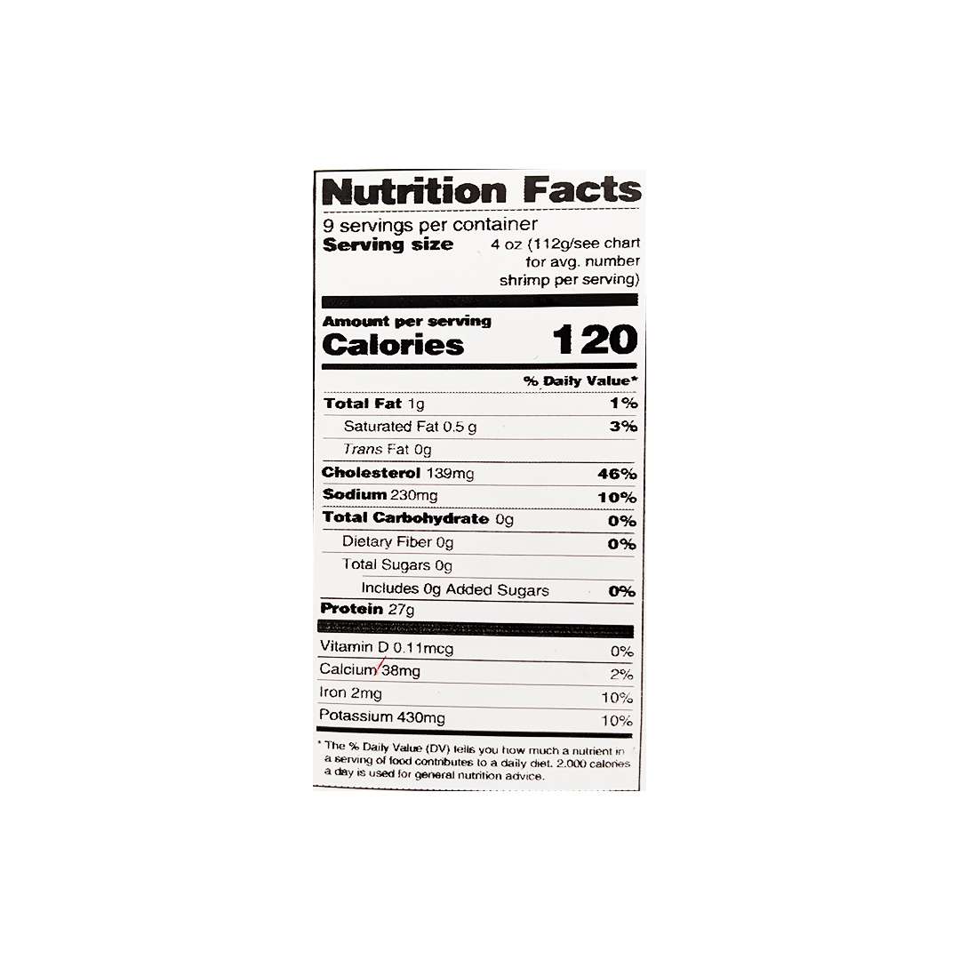 Head-on Champmar Shrimp 50/60