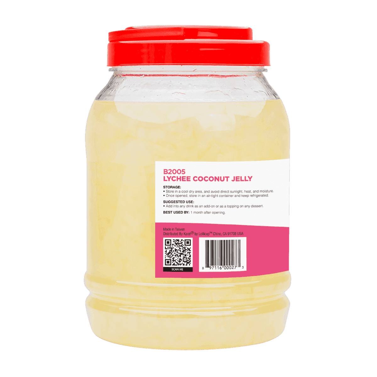 Tea ZoneLychee Coconut Jelly 8.5lbsxNT Foods