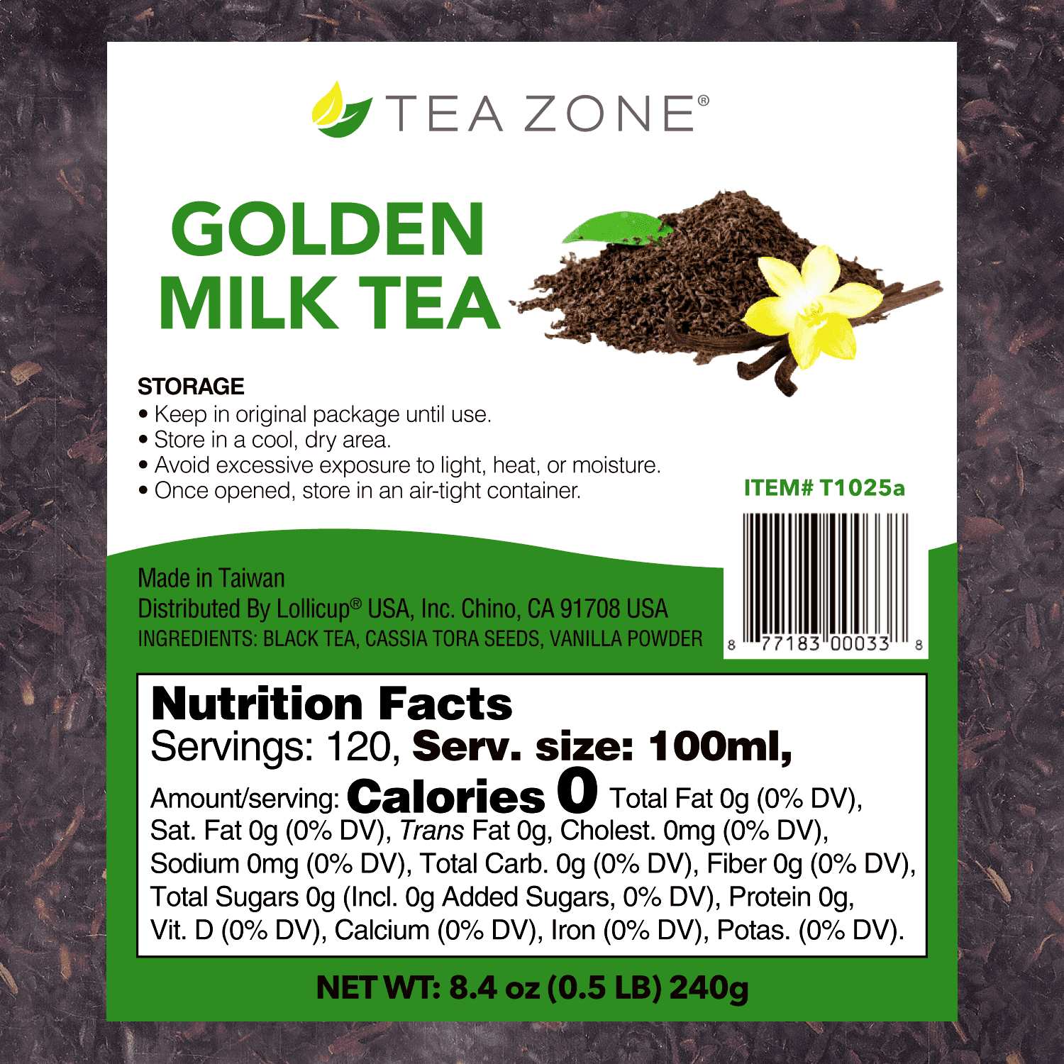 Tea Zone - Golden Milk Tea